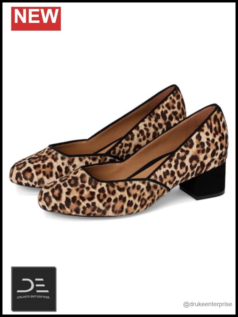 Sheepskin Lined Leather Pump With TRUFOAM Arch Support and Leather Wrapped Heel